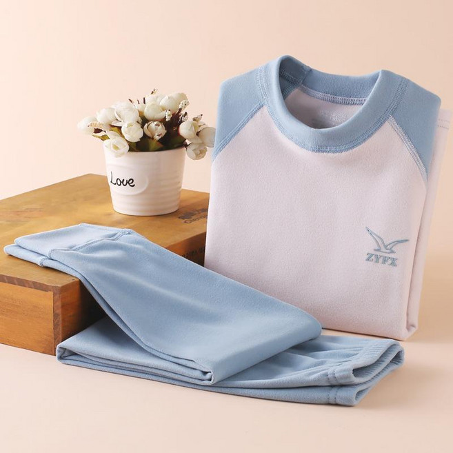 兒童保暖內衣套裝 加絨加厚 秋衣秋褲服