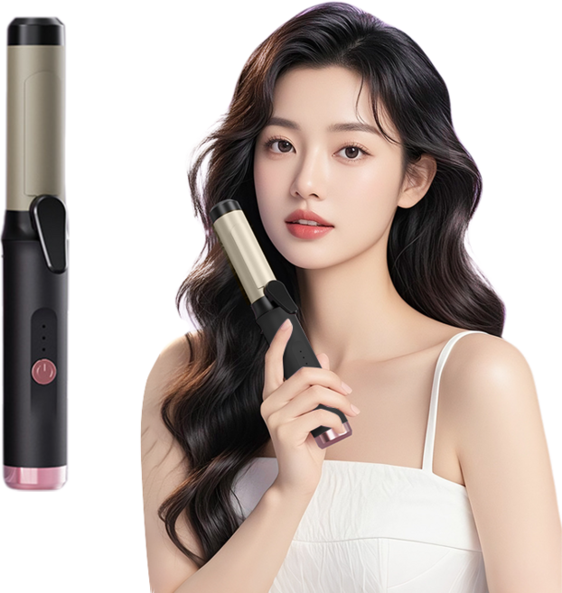 무선 봉고데기 22mm 28mm 고데기 휴대용 웨이브, 블랙