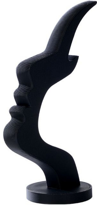 실루엣 안경 거치대 받침대 선글라스 보관 감성 인테리어 진열대 스탠드, 1개, 블랙