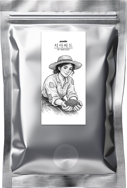 치아씨드가루 치아씨드 분말 파우더, 1개, 1개입, 100g