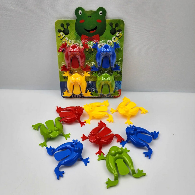 [무료배송/당일배송] 칼라 점프 개구리 게임 [엘리빅마켓], 12개