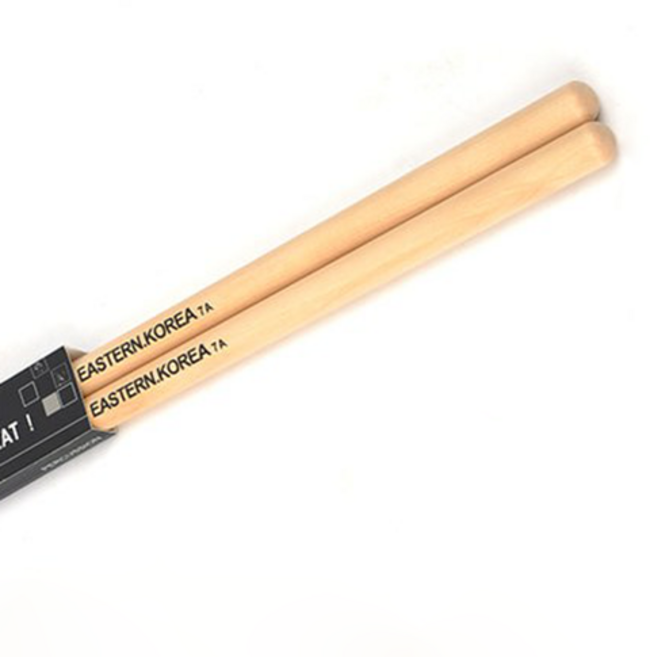 이스턴 드럼스틱 프로엣지 하드 메이플 원목 5A 5B 7A, 1세트