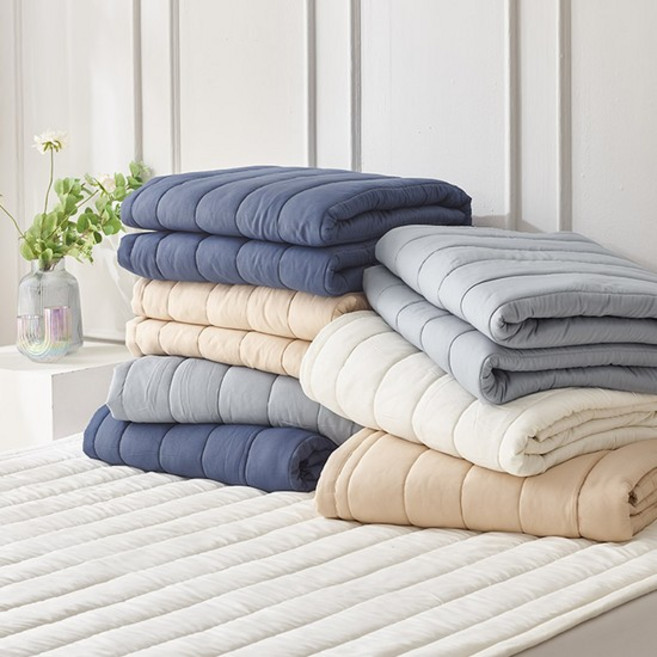 [애끌리아] 굿슬립 HR 볼륨 워싱 밴딩 패드(슈퍼싱글), 소프트아이보리, 색상:소프트아이보리