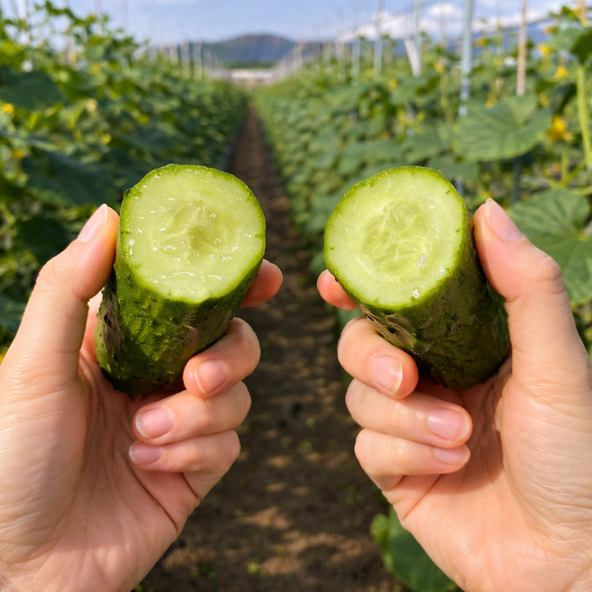 [한정특가] 꼼꼼선별 아삭아삭 백오이 백다다기오이, 1박스, 3kg
