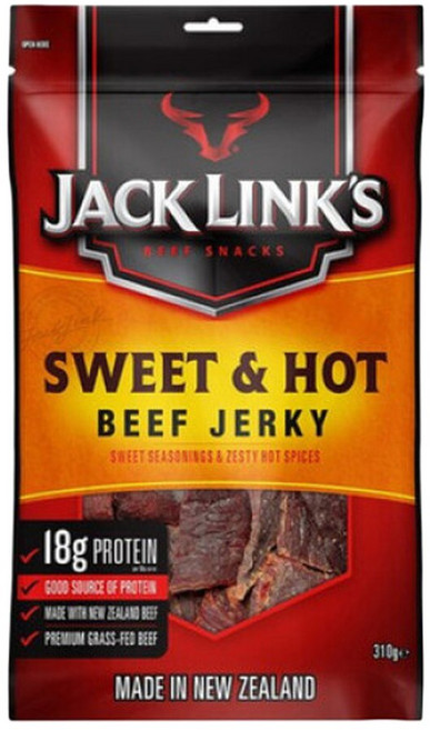 잭링크스 비프 져키 스위트 앤 핫 육포 310g, 1개