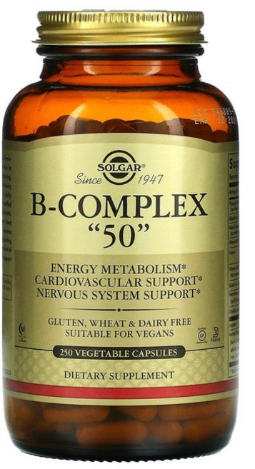 솔가 B-컴플렉스 50 베지터블 캡슐, 1개, 250정