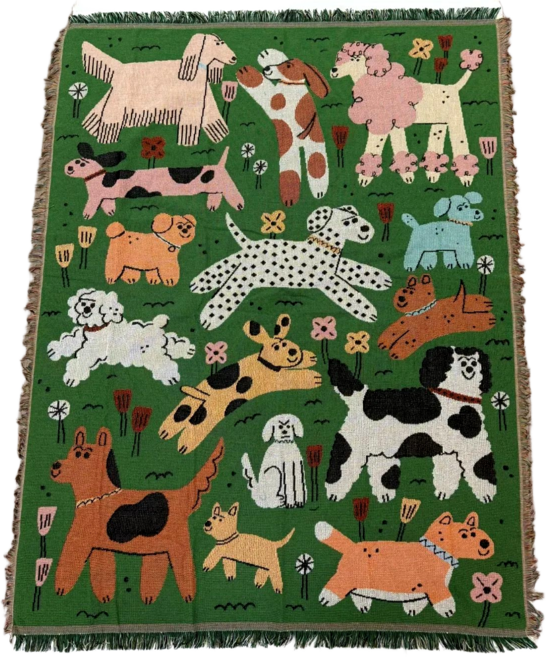 레아채 애니멀 인테리어 다용도 담요