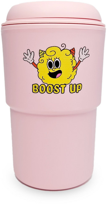 멜로우빈 머그텀블러 350ml 옐리 친환경 캐릭터 텀블러 리유저블컵, 1개