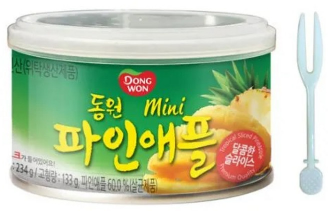 동원 미니파인애플 과일컵 234g, 12개