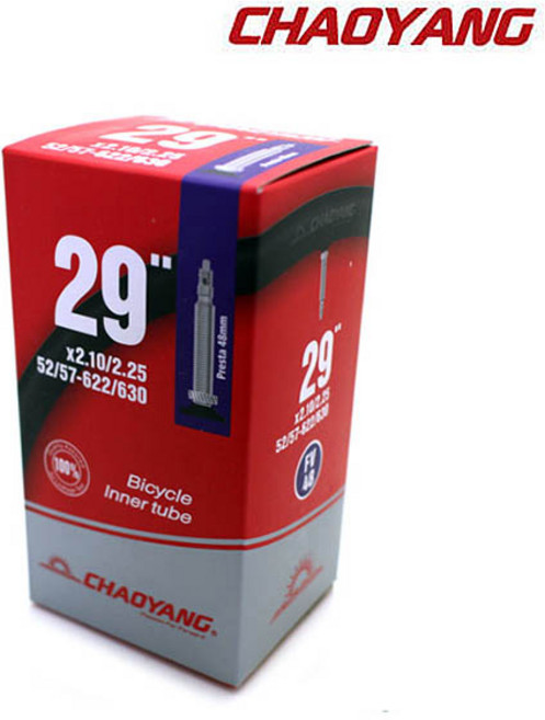 차오양 29X2.1/2.25 자전거 튜브 프레스타 48mm, 1개