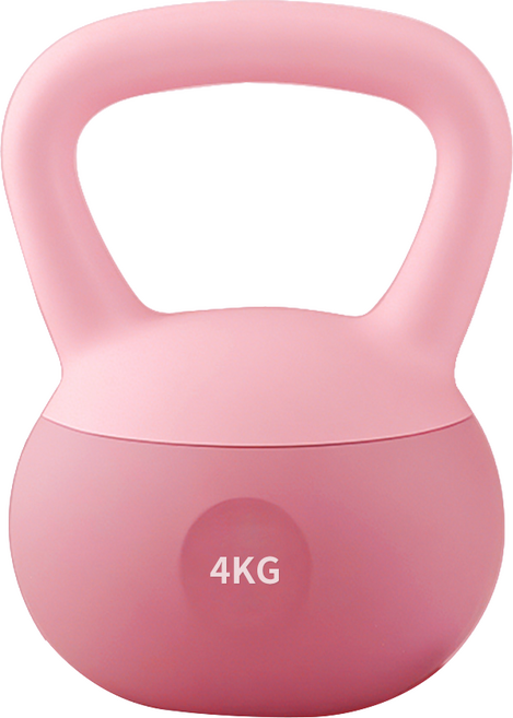 榮威 軟壺鈴, 桃粉色, 1個, 4kg