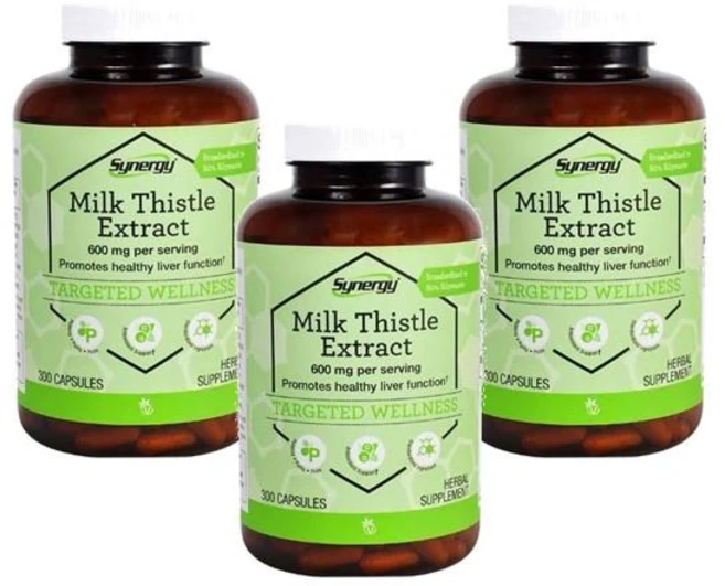 비타코스트 시너지 밀크씨슬 추출물 표준화 600mg 캡슐 300정, 3개 - 쿠팡