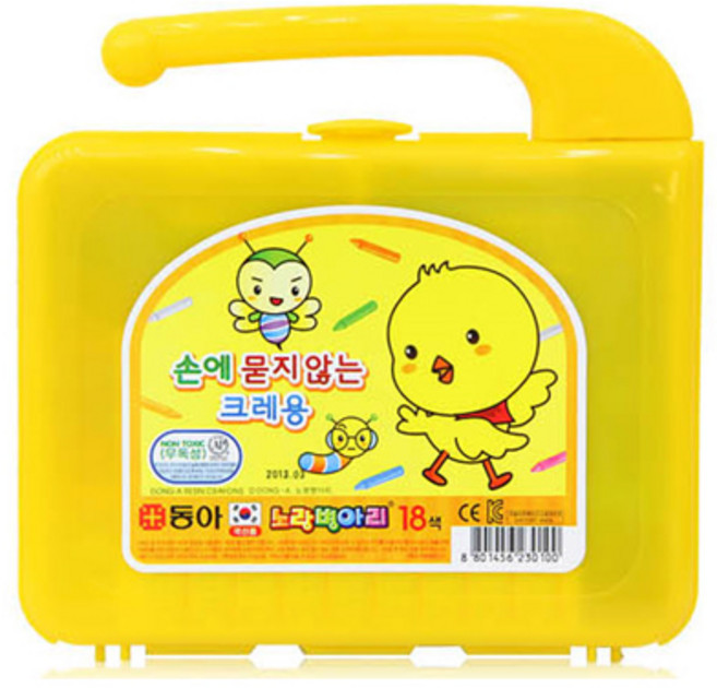동아 노란병아리 크레용, 18색, 1개