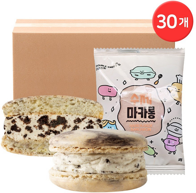 CJ프레시웨이 수제마카롱 오레O, 18g, 30개