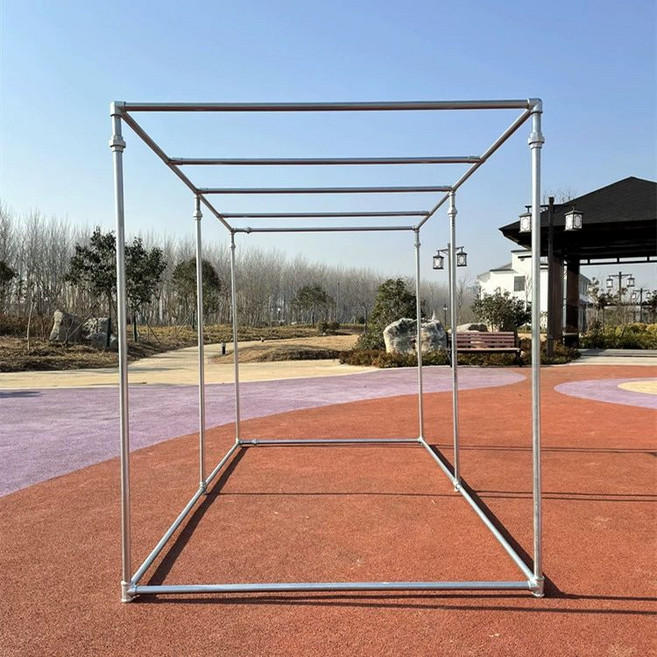 넝쿨 지지대 조립식 오이 포도 포도나무 파이프 식물지지대, 기본 2.8x1.6x1.6, 1개