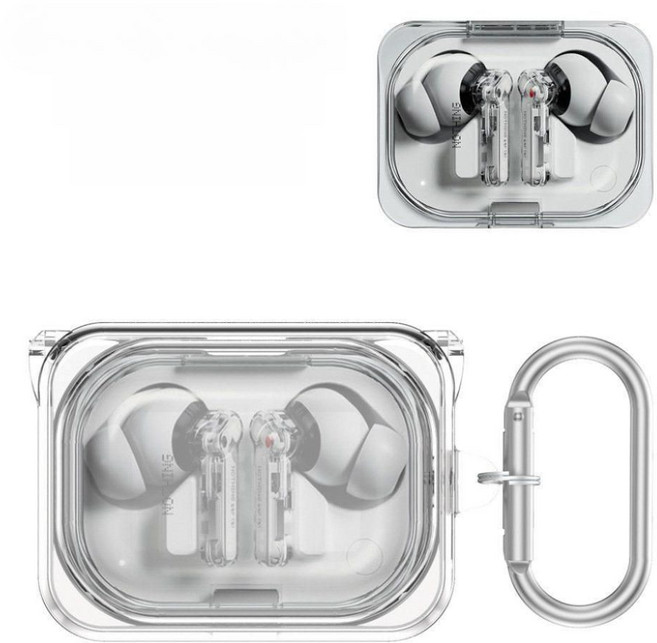 낫싱 이어a 투명 케이스 버클 고리 크리스탈 커버