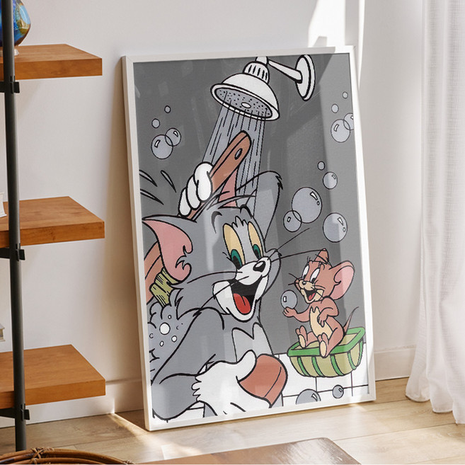 톰과제리 빈티지 포스터 아이방 꾸미기 홈카페 카페 원룸 소품 집들이 선물 인테리어 15, A2 사이즈(420_594mm), A2포스터만 구매