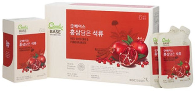 굿베이스 홍삼담은 석류(50MLx30입) 1500ML 홍삼선물세트, 1세트