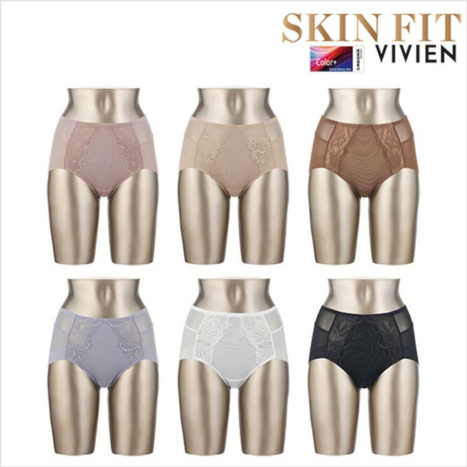 비비안 크레오라 파워넷 맥시 헴팬티 6종세트 RS692a