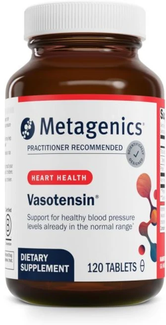 Metagenics Vasotensin - Supports Healthy Levels Already in The Normal Range* - Bonito Peptide Supp, Metagenics Vasotensin - Suppor, 1개, 120정 - 쿠팡
