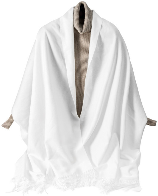 남녀 모두 착용 가능한 울 스카프 단색 두꺼운 캐시미어 숄