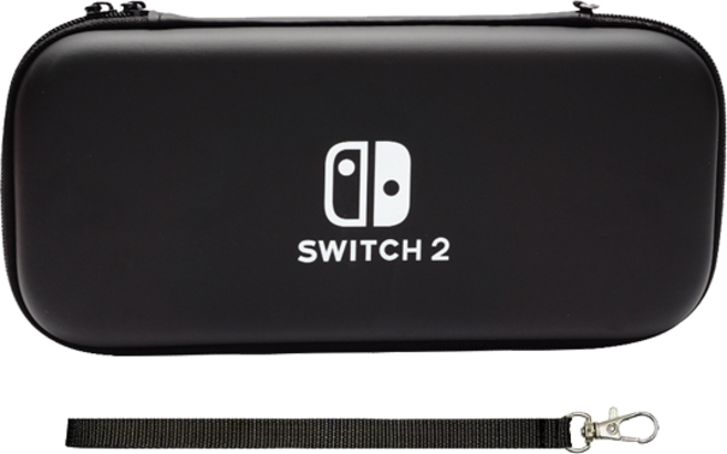 펀토피아 닌텐도 스위치2 케이스 하드 파우치 수납가방, 1개, 블랙