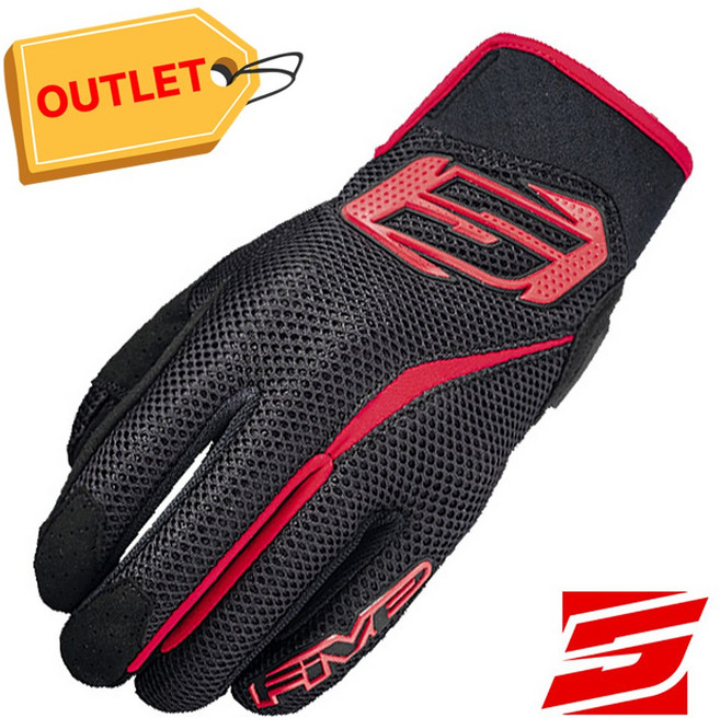 (아울렛 상품) 파이브 RS5 AIR (RED) 오토바이 장갑, XL