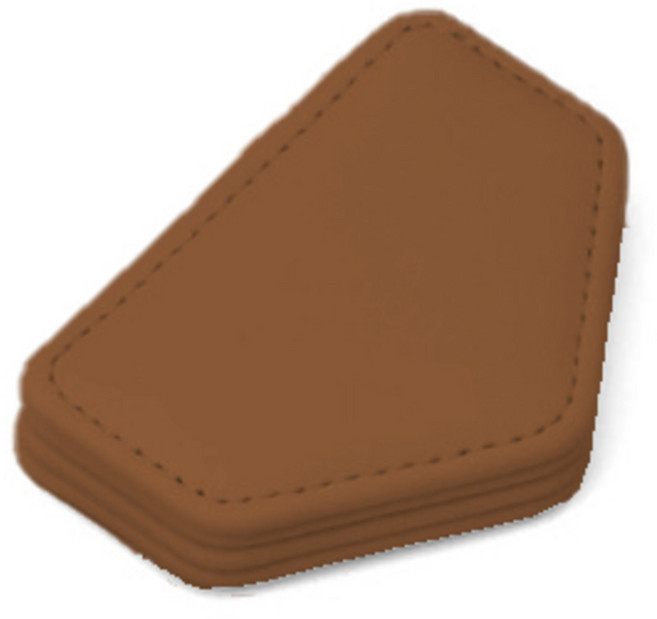 밀튼 안전벨트 클립 안전벨트 스토퍼 임산부 카시트 안전벨트, 오각형타입 브라운, 1개