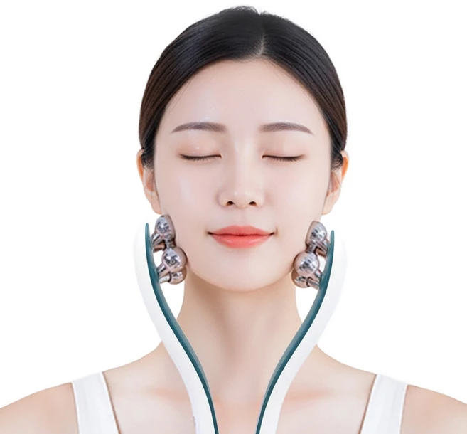 2026년 4세대 르벨렌 EMS 페이스 롤러 디바이스 고주파 브이라인 경락 얼굴 마사지기 - 쿠팡