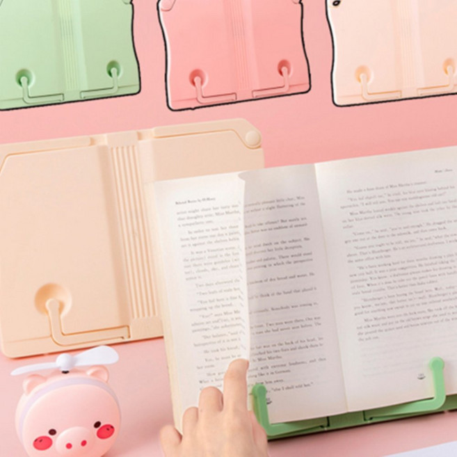 어린이 독서습관 편한 각도조절 북스탠드 서류 자세교정 태블릿 책거치 아이패드