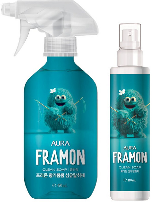 아우라 프라몬 140ML + 490ML (클린솝향), 1개