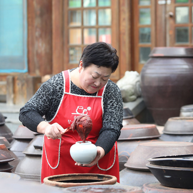 전통방식 보리고추장 비빔밥 고추장 국산재료 1kg 순창 동백, 1개