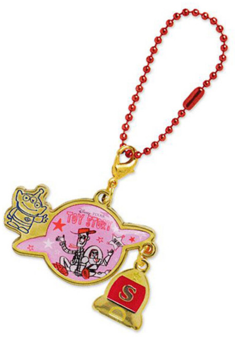 디즈니 토이스토리 메탈키링 에어팟키링 이니셜S, 1개