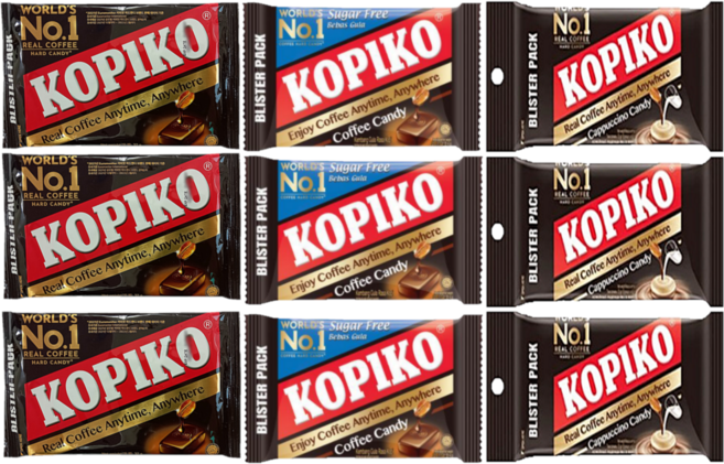 코피코 캔디 커피맛 슈가프리맛 카푸치노맛, 32g, 3세트