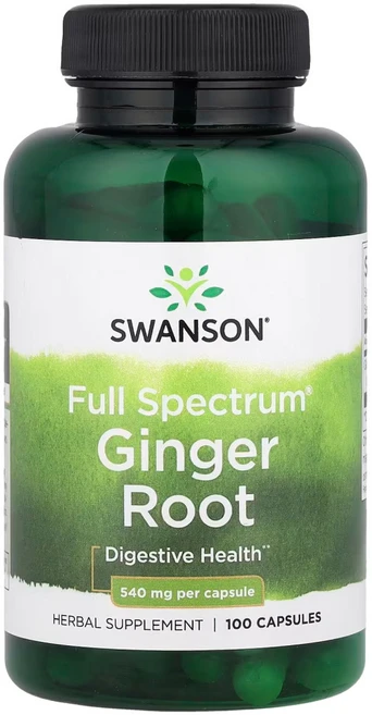 스완슨 생강뿌리 540mg 100캡슐, 3개, 100정 - 쿠팡
