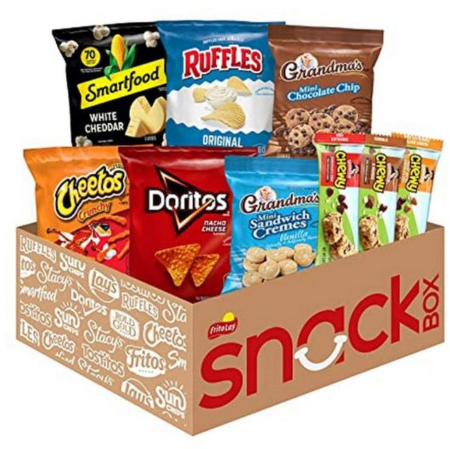 Frito Lay 과자 칩 프리토 레이 얼티밋 스낵타임 믹스 할머니의 간식과 클래식 스낵 포함 40개입 포장 디자인은 변경될 수 있음, 런치 박스 믹스, 40개 (1팩)