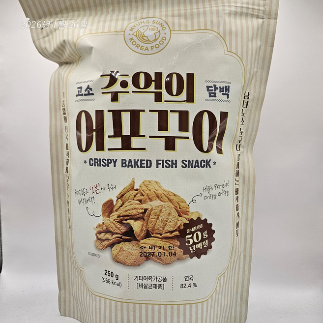 명성식품 추억의 어포꾸이, 1개, 250g