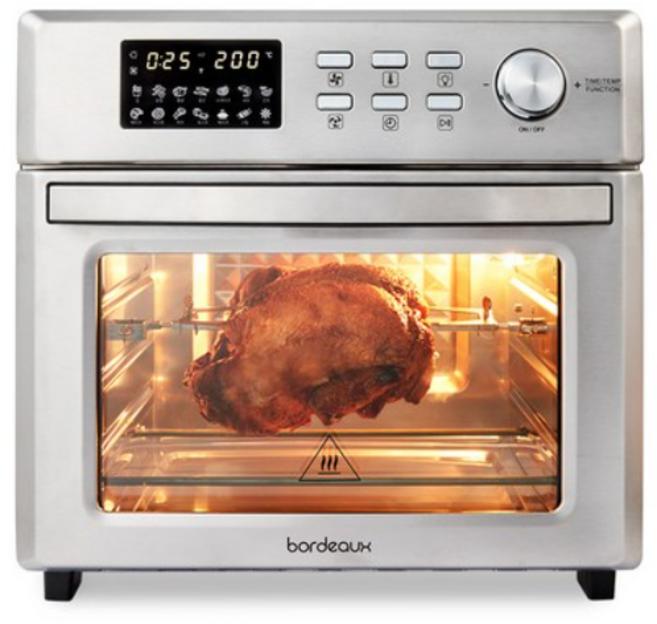 보르도 로티세리 에어프라이어 오븐 25L BDAF-S3250L, SILVER