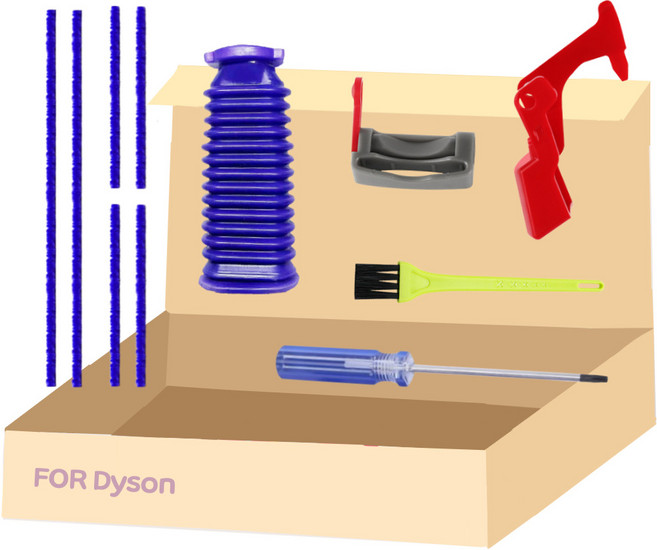 다이슨 청소기 호환 셀프 수리 부품 패키지, 1개
