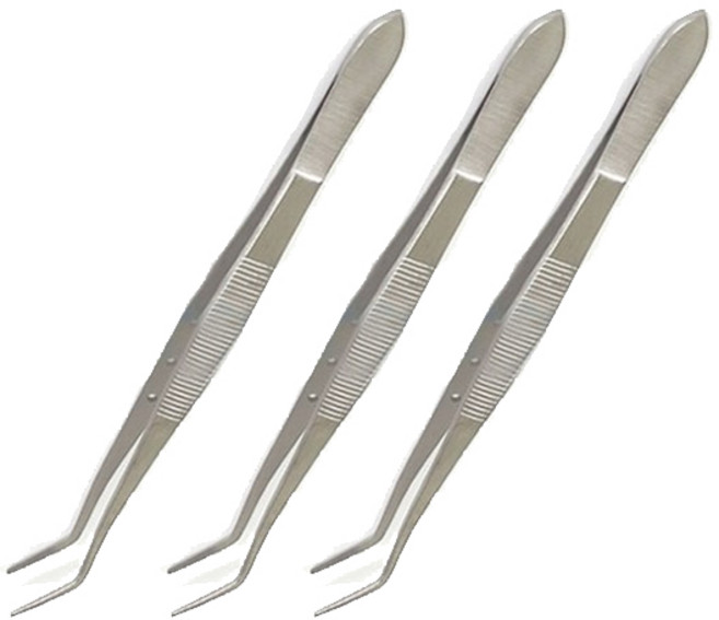 아미코 의료용핀셋 16cm, S05-267, 3개