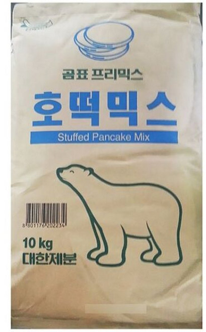 호떡믹스(대한 10K) 호떡믹스 호떡가루 호떡파우더 가반죽 10kg 곰표 10키로, 1개