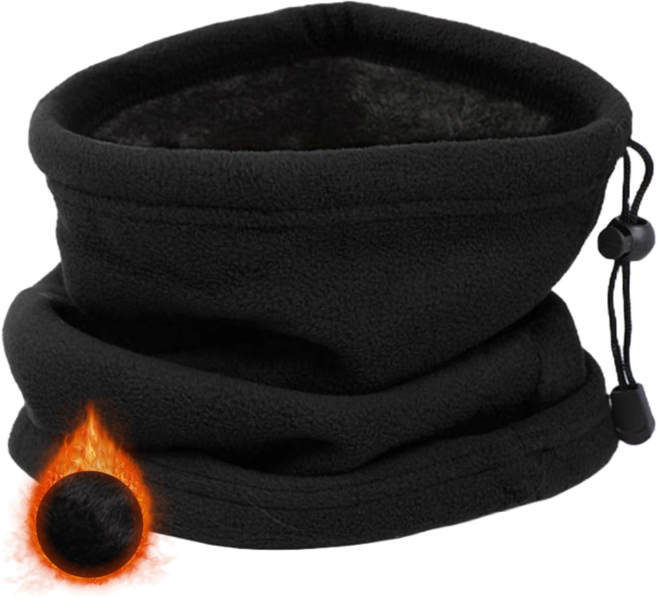 해피제이 겨울 스포츠 넥워머, 블랙, 1개