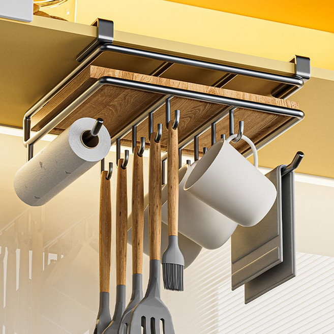 마벨인홈 주방 씽크대 공간활용 다용도 선반 랙, 실버