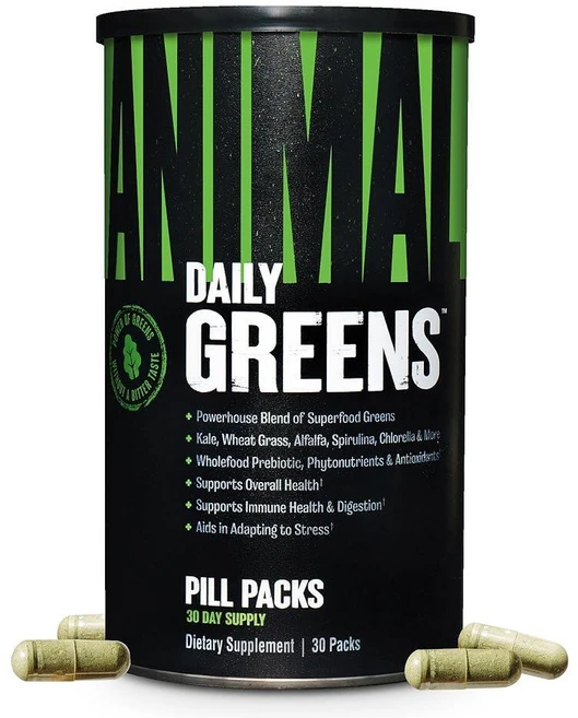 Animal Daily Greens 알약 팩 30팩 Animal (애니멀), 1개 - 쿠팡