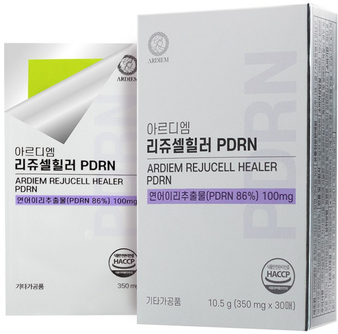 아르디엠 리쥬셀힐러 PDRN 먹는 연어 이리 추출물 필름 350mg x 30매, 1개, 30회분
