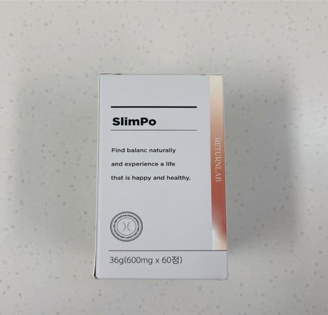 [본사 정품] 슬림포 모로오렌지 600mg x 60정, 1개