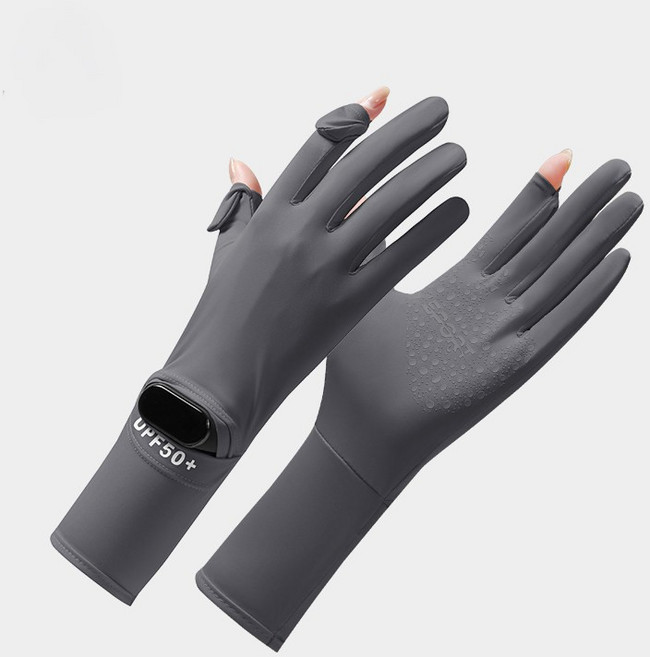 HLOMOM UPF50+ 防曬手套 冰絲透氣 彈力輕薄 騎行開車必備