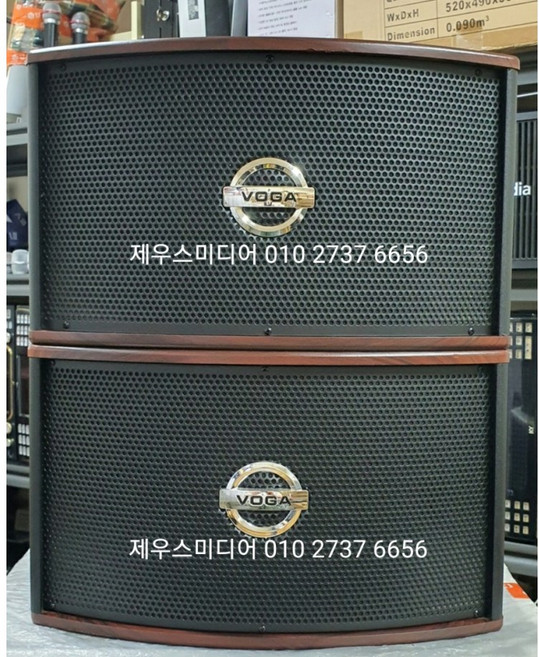 중고 노래방스피커 보가 VOGA-8 8인치 음악용 업소용 가정용 2Way 3speaker 가라오케 중고 노래방기계