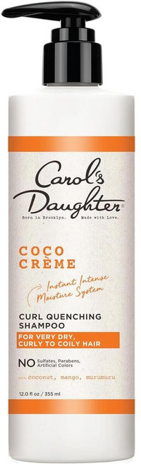 Carol's Daughter 캐롤스 도터 코코넛 크림 컬 퀜칭 설페이트 프리 샴푸, 2개, 354ml