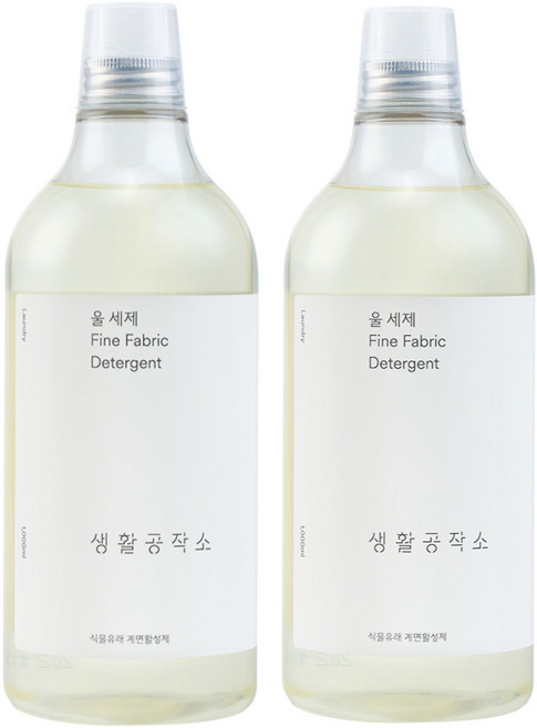 생활공작소 울세제 본품, 1L, 2개